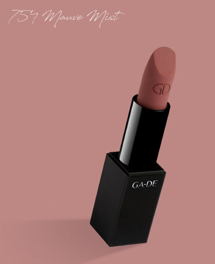 שפתון VELVETEEN MATTE #754 בגוון חום סגלגל | GA-DE