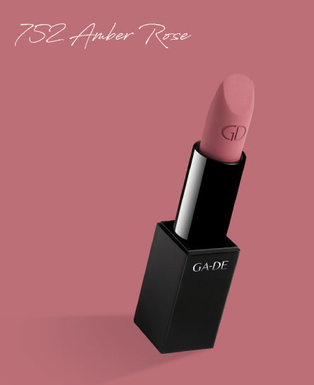 שפתון VELVETEEN MATTE #752 בגוון ורוד עתיק | GA-DE