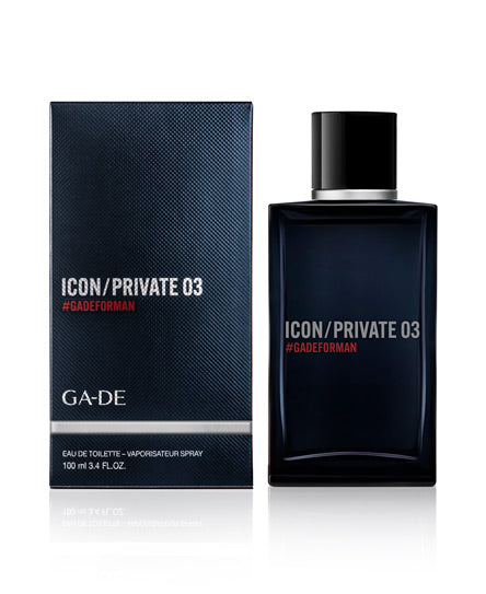 ICON PRIVATE 03 או דה טואלט 100 מ"ל לגבר בניחוח רענן ואנרגטי| GA-DE