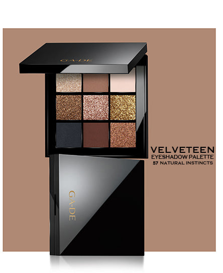 פלטת צלליות VELVETEEN #57 בגוונים חמים למראה טבעי