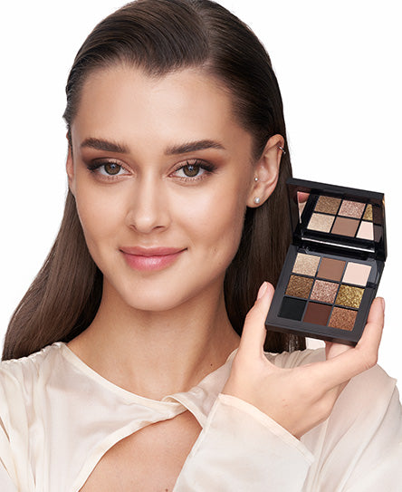 מארז צלליות עם תשעה גוונים משלימים VELVETEEN