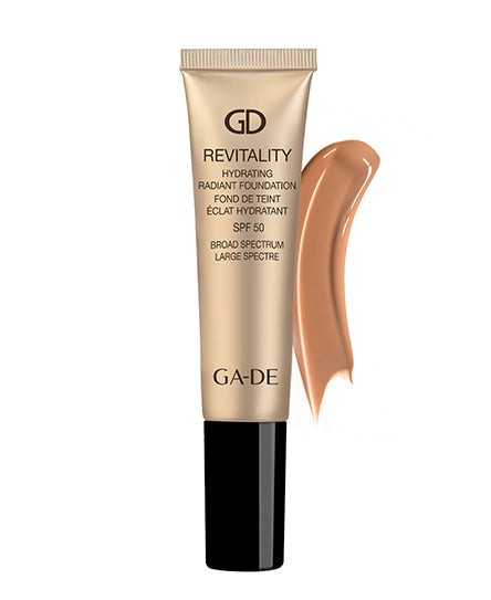 מייקאפ REVITALITY #314 עשיר בלחות עם SPF 50 לעור יבש | GA-DE