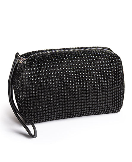 תיק ערב הכולל מי גוף ובושם אייקון ונילה בלאק RHINESTONES BAG| GA-DE