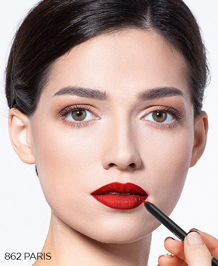 עפרון שפתיים SELFIE #862 מלא לחות בגוון אדום עוצמתי ושיקי | GA-DE