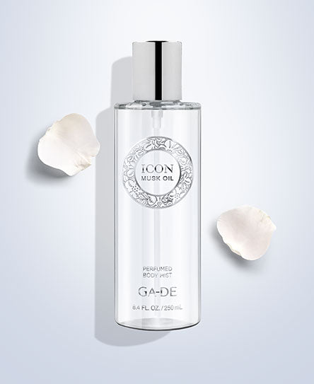 מי גוף ICON MUSK OIL בניחוח מאסק פרחים לבנים |GA-DE 250 מ"ל