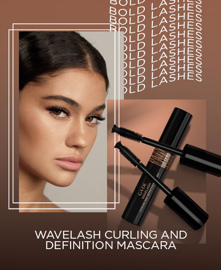 WAVELASH מסקרה מעבה, מעגלת ומאריכה, ומעניקה נפח לריסים| GA-DE