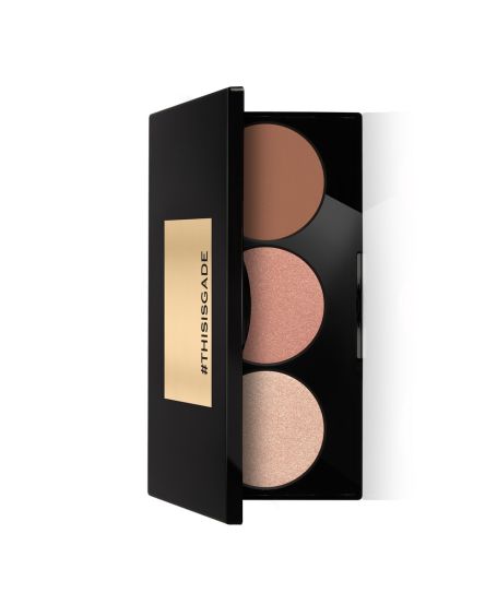 פלטת טריו BLUSH & HIGHLIGHTER PALETTE