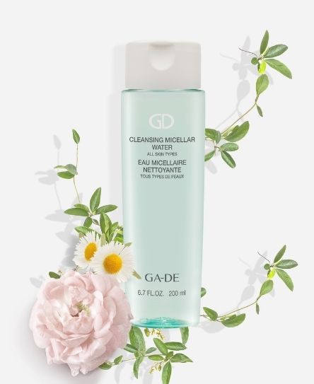 מים מיסלריים MICELLAR WATER לניקוי פנים, עיניים ושפתיים |GA-DE