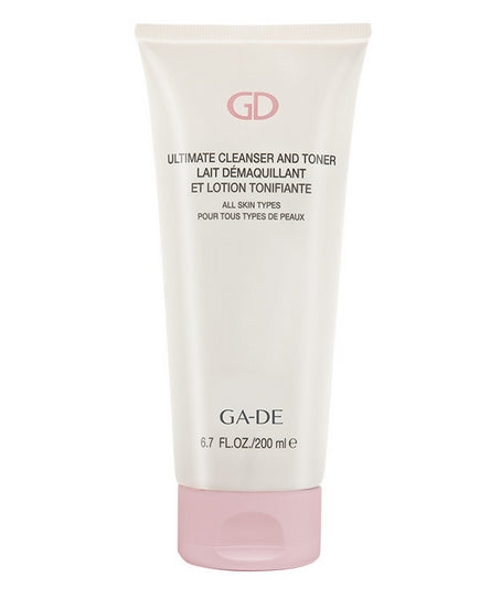 תכשיר ניקוי ULTIMATE CLEANSER AND TONER עם חלב ומי פנים|GA-DE