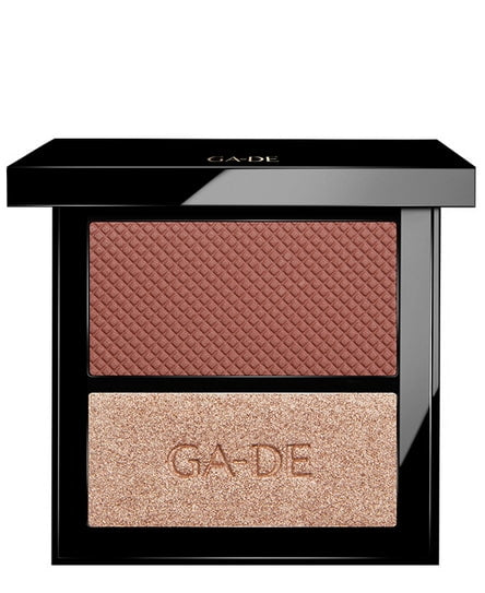 סומק ושימר VELVETEEN #46 בגוון סגלגל עם שימר רוזגולד | GA-DE