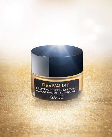 מסכת פנים REVIVALIST בגוון זהב לעור זוהר לכל סוגי העור |GA-DE