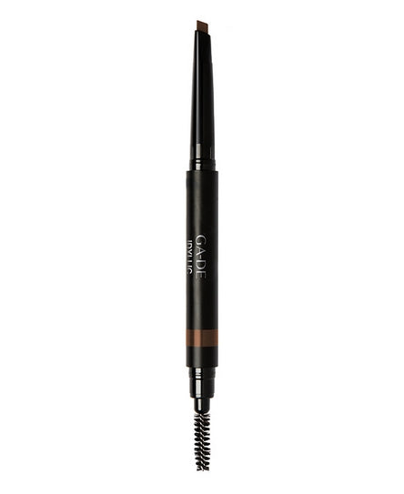 IDYLLIC #400 עפרון גבות דו צדדי עם מברשת לעיצוב ותיחום הגבות | GA-DE