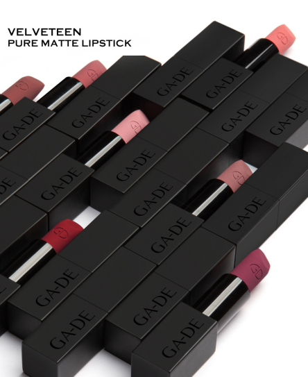 שפתון VELVETEEN MATTE #771 בגוון ורוד שזוף | GA-DE