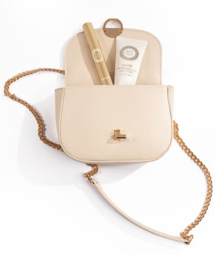 BEIGE CROSSBODY SHOULDER BAG